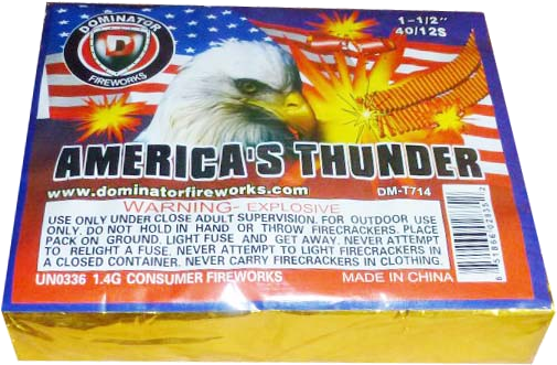 Dominator Firecrackers 16's 40 Pack - Box Clipart (602x602), Png Download