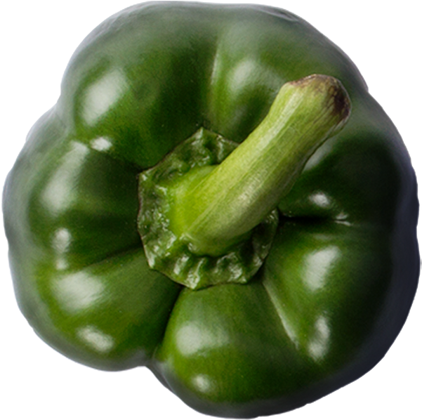Green Pepper - Green Bell Pepper Clipart (866x650), Png Download