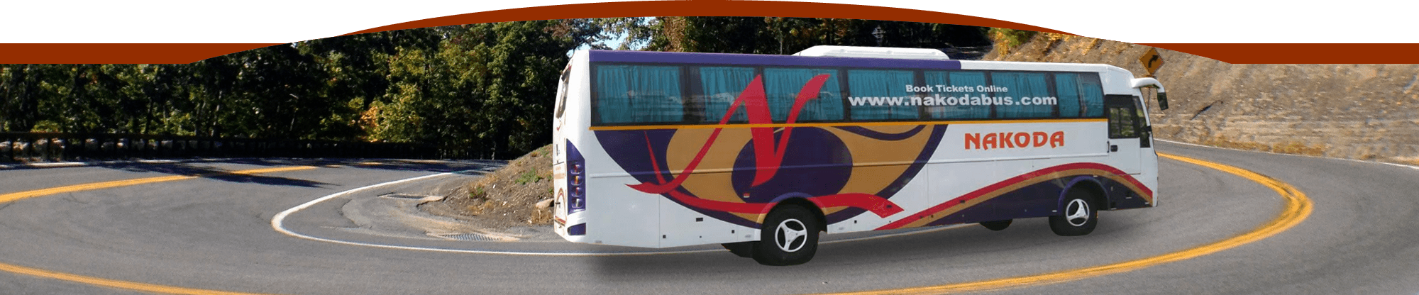 Round Trip - Nakoda Travels Kolhapur To Aurangabad Clipart (2000x416), Png Download