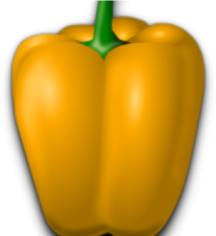 Capsicum Clipart Shimla Mirch - Yellow Pepper - Png Download (640x480), Png Download