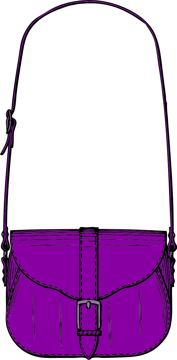 Women Bag Clipart Red Purse - Purse Clip Art - Png Download (600x1218), Png Download