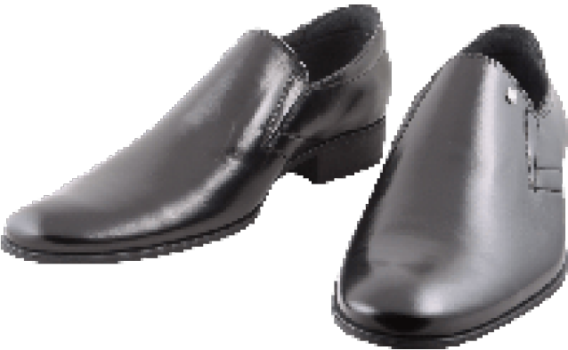 Men Shoes Clipart Chappal - Black Shoes Transparent Background - Png Download (640x480), Png Download