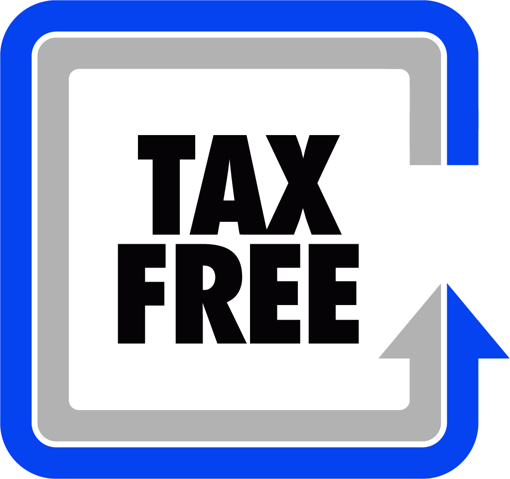 Tax Free Logo Clipart (1024x961), Png Download