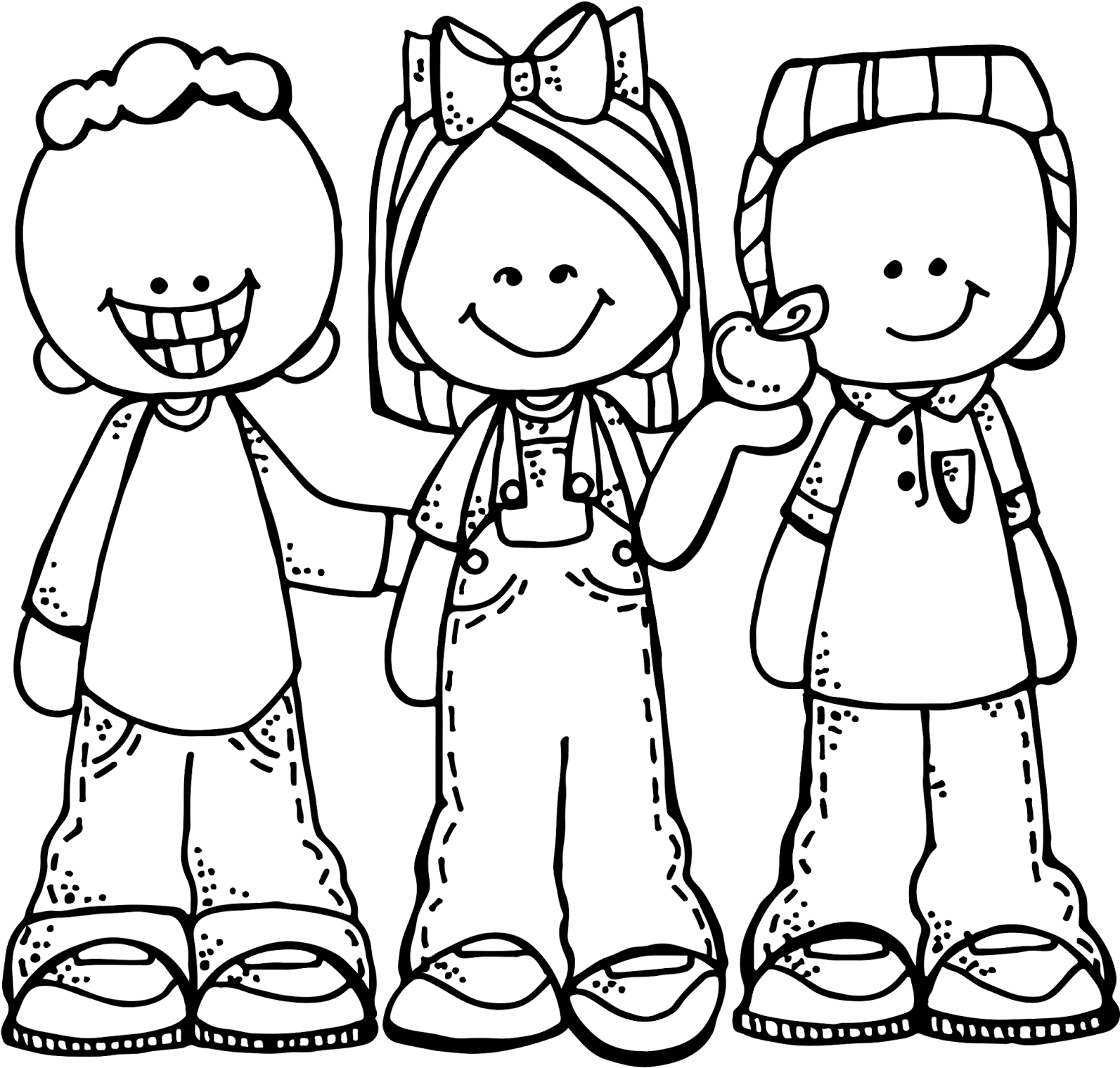 Student Clipart Png Black And White When I Grow Up - Melonheadz Black And White Clipart Transparent Png (1600x1523), Png Download
