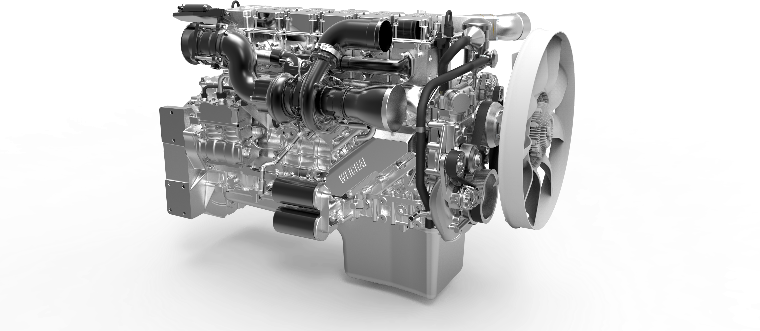 Engine - Motors - Truck Engine Png Clipart (3000x1480), Png Download