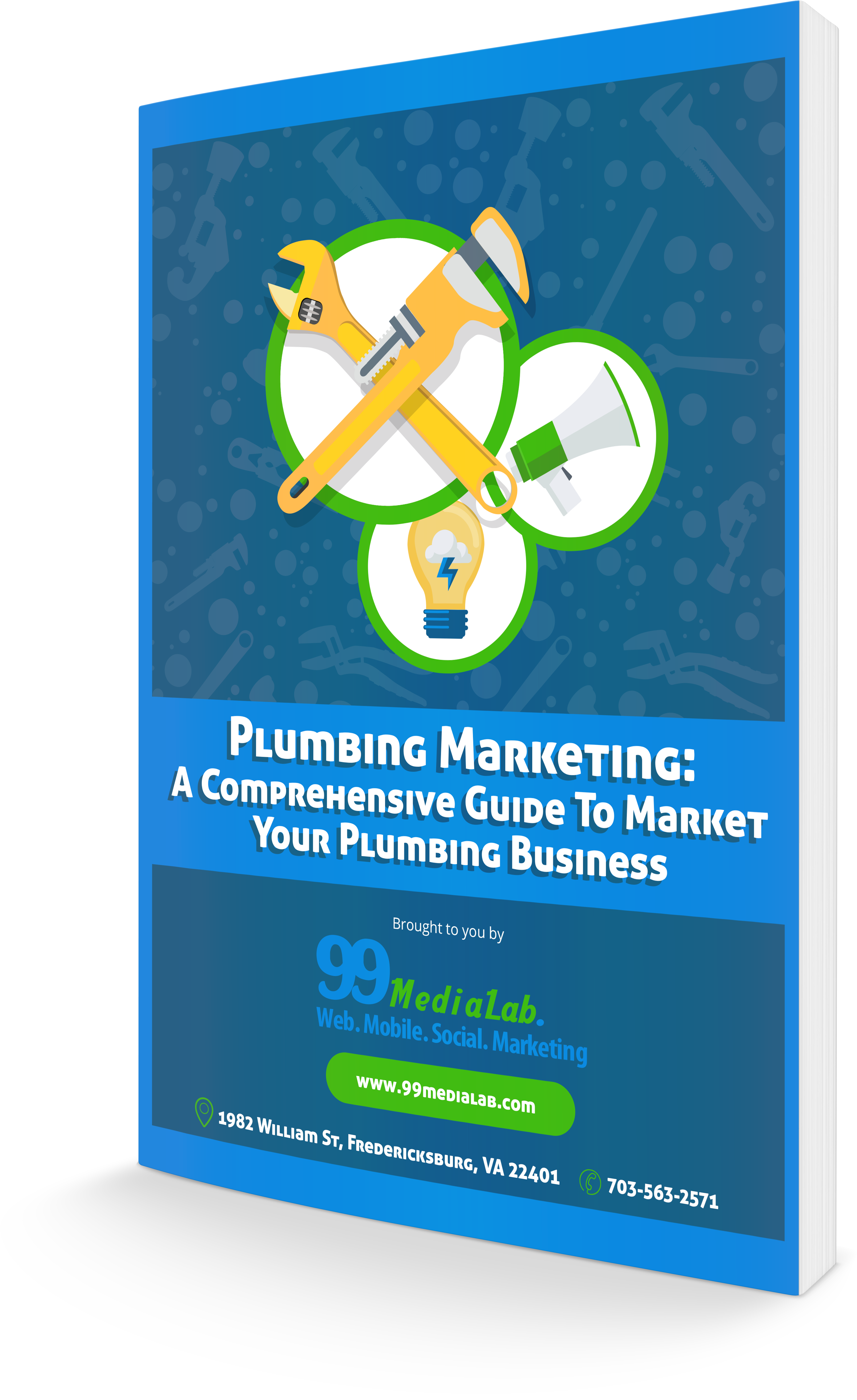 Plumbing Ebook Mockup - Graphic Design Clipart (5328x7200), Png Download