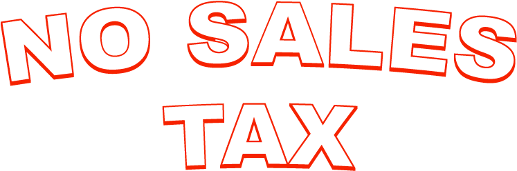 No Sales Tax - Graphic Design Clipart (1280x264), Png Download
