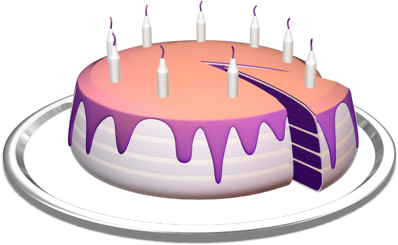 Happy Birthday - Birthday Cake Clipart (1024x768), Png Download