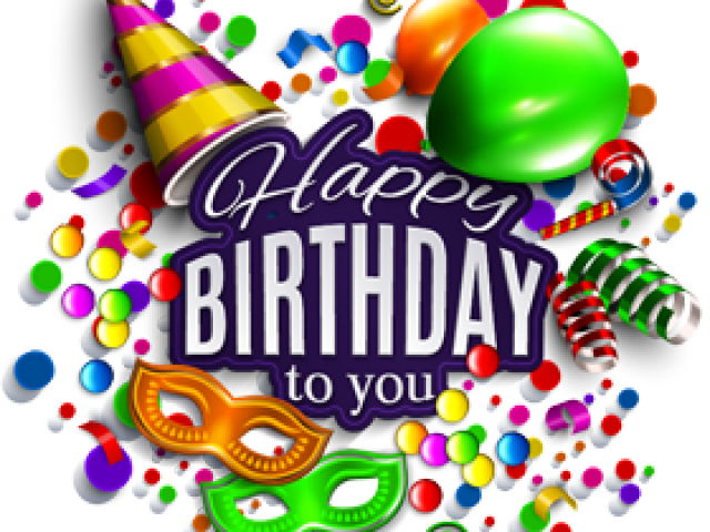 3d Clipart Happy Birthday - Happy Birthday To You Png Transparent Png (640x480), Png Download