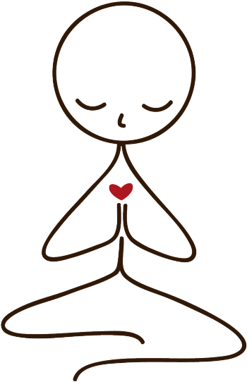 Mais Pilates, Yoga Cartoon, Reiki, Namaste, Meditation - Meditation Doodle Clipart (500x615), Png Download