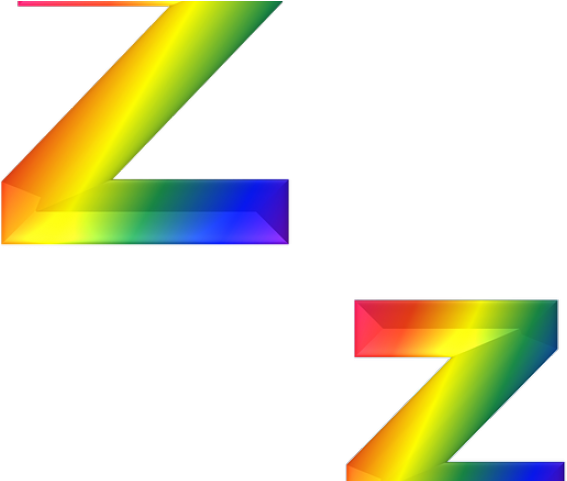 A To Z Alphabets Png Transparent Images - Graphic Design Clipart (640x480), Png Download