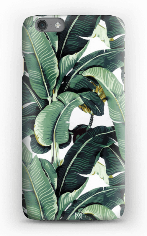 Banana Leaf Case Iphone 6s - Banana Leaf Iphone X Clipart (498x800), Png Download