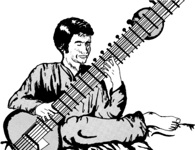 Sitar Clipart Sangeet - Sitar Png Transparent Png (640x480), Png Download