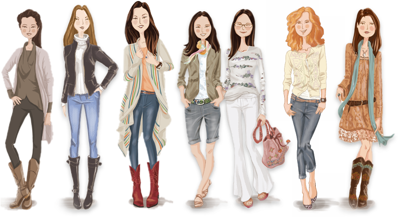 Welcome To Tempeh Girls - Girl Clipart (850x445), Png Download