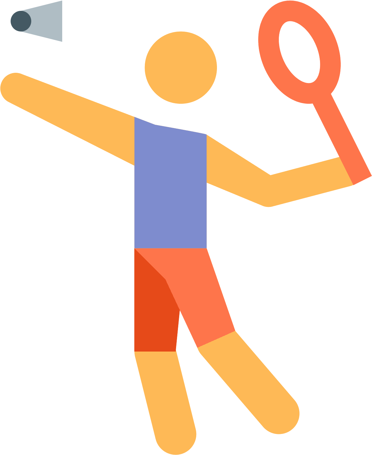 Badminton Clipart Pink - Badminton Png Icon Transparent Png (1202x1469), Png Download