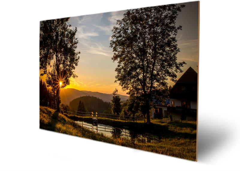 Mountain Sunset Scenery - Sunset Clipart (800x600), Png Download