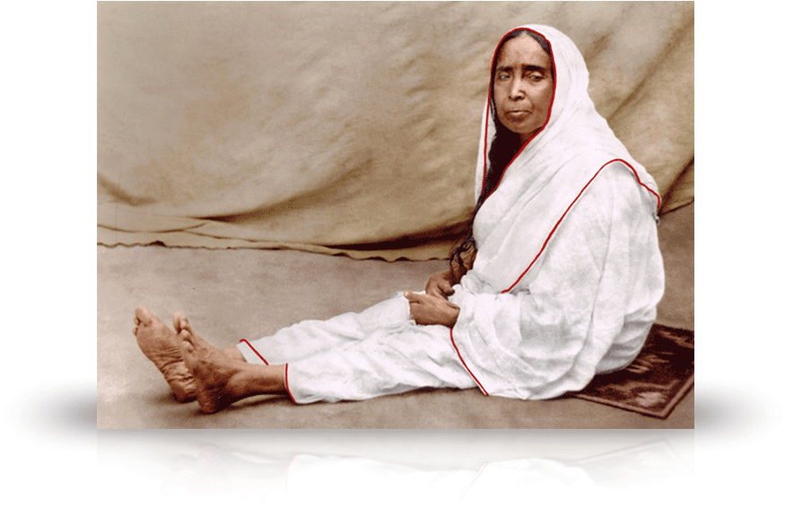 Sri Sarada Devi As Annapurna 5×7 - Sri Maa Sarada Devi Clipart (875x585), Png Download