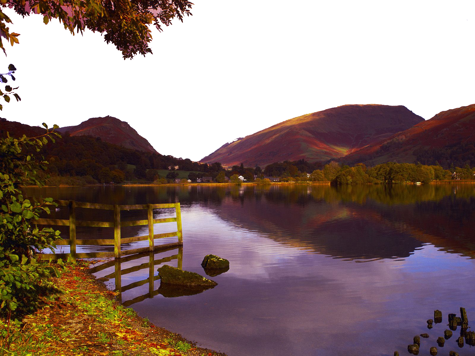 Grasmere Lake High Definition Television Wallpaper - Grasmere Lake Clipart (1600x1200), Png Download