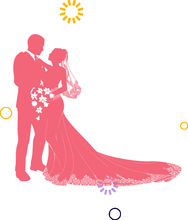 Elshaddai Christian Bridal Shop - Wedding Couple Vector Png Clipart (600x701), Png Download