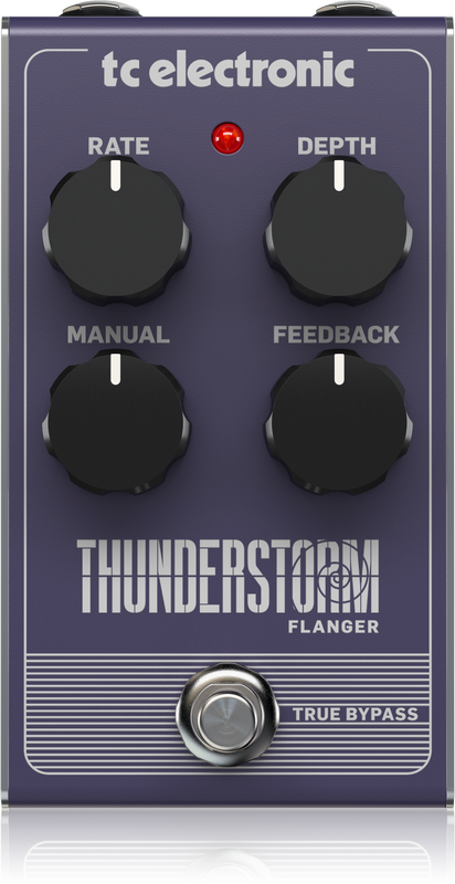 Thunderstorm Flanger - Tc Electronic Pedal Clipart (412x800), Png Download