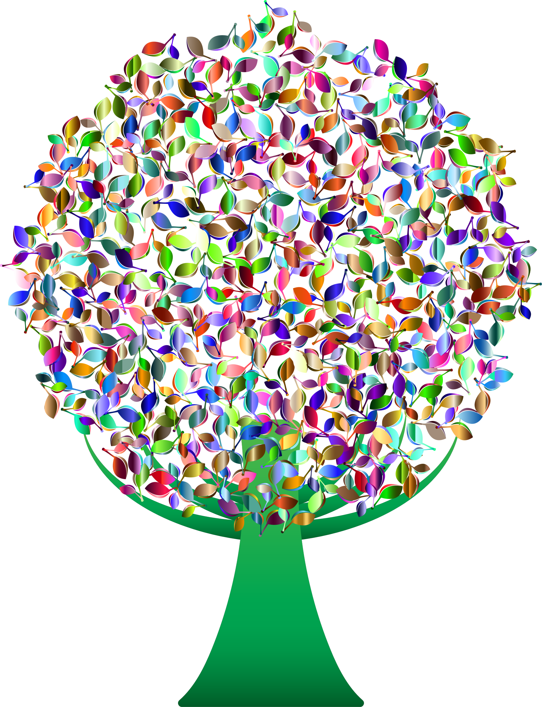 This Free Icons Png Design Of Prismatic Green Abstract Clipart (1760x2296), Png Download