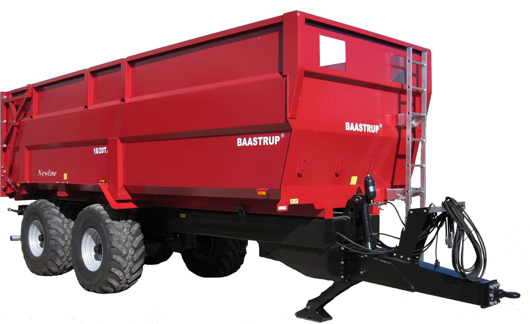 Cts Container Trailers - Baastrup Cts 18 Clipart (2020x1100), Png Download