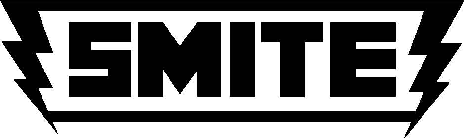 Black And White - Smite Logo Clipart (1000x313), Png Download