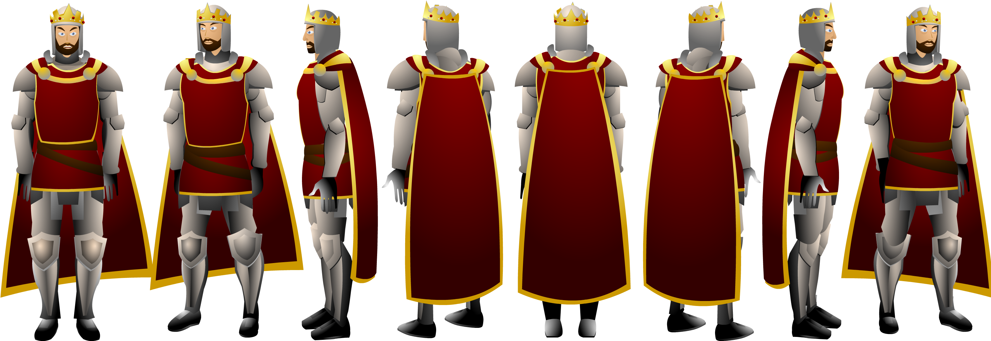 Kingarthur-2 - Illustration Clipart (3400x1200), Png Download