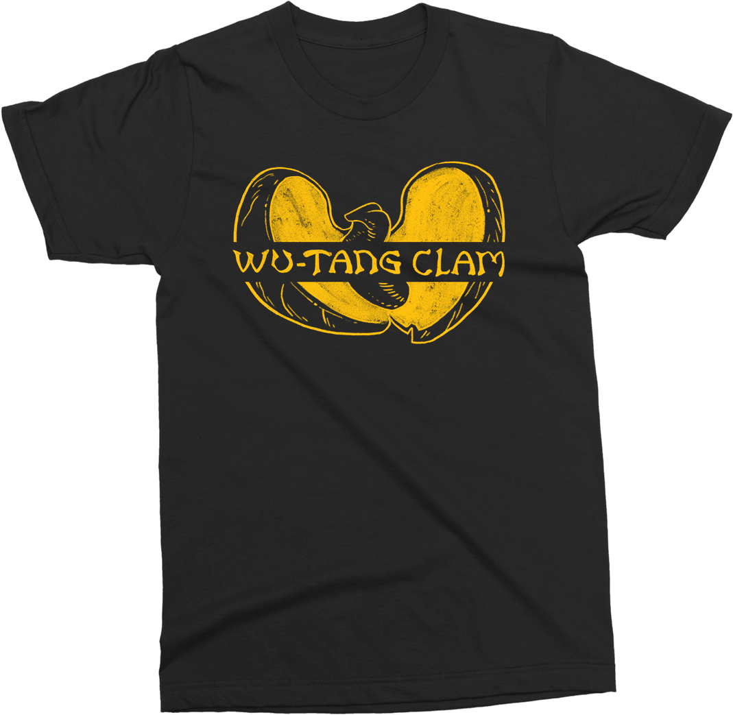 Wutang Clam Black Clipart (1069x1043), Png Download