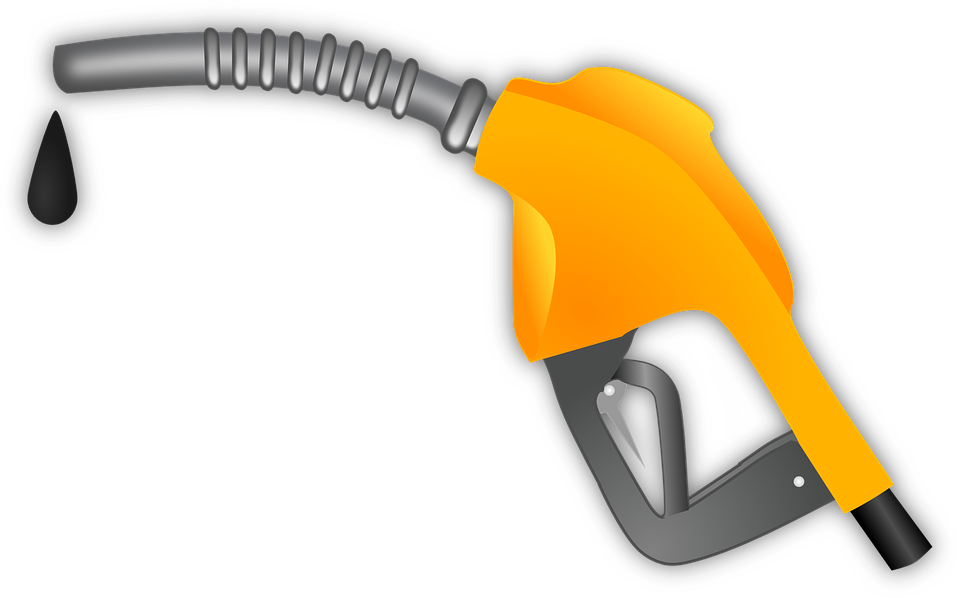 Pistol Pump Fuel Car Driving Gas Gasoline Oil - Gasoline Pump Clipart - Png Download (960x598), Png Download