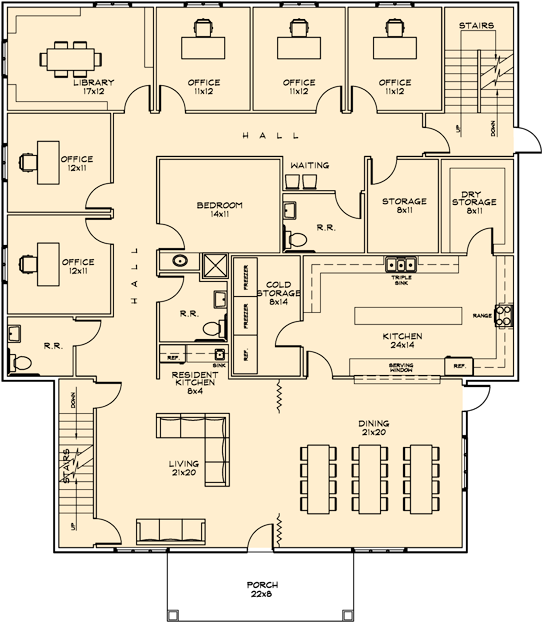 Corner House - Floor Plan Clipart (550x637), Png Download
