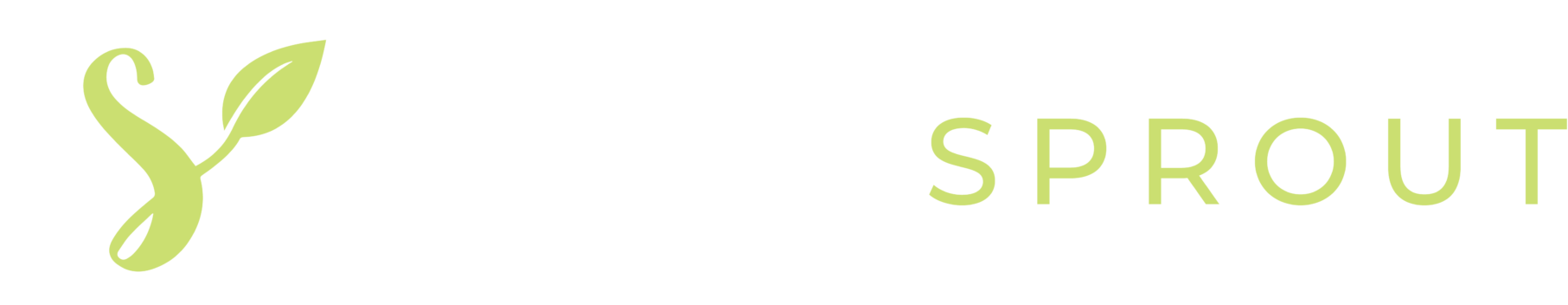 Cybersprout Logo Reverse Type - Graphics Clipart (2048x544), Png Download