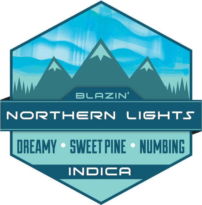 Blazin' Northern Lights Gallery - Graphic Design Clipart (770x853), Png Download