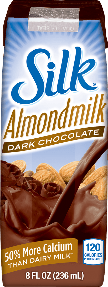 Dark Chocolate Almondmilk Singles - Chocolate Almond Milk Boxes Clipart (496x1130), Png Download