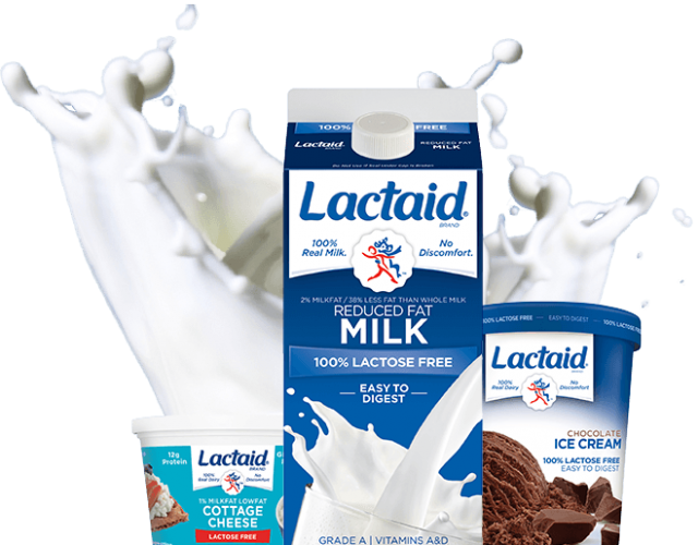 No More - Lactose Free Milk Clipart (640x500), Png Download