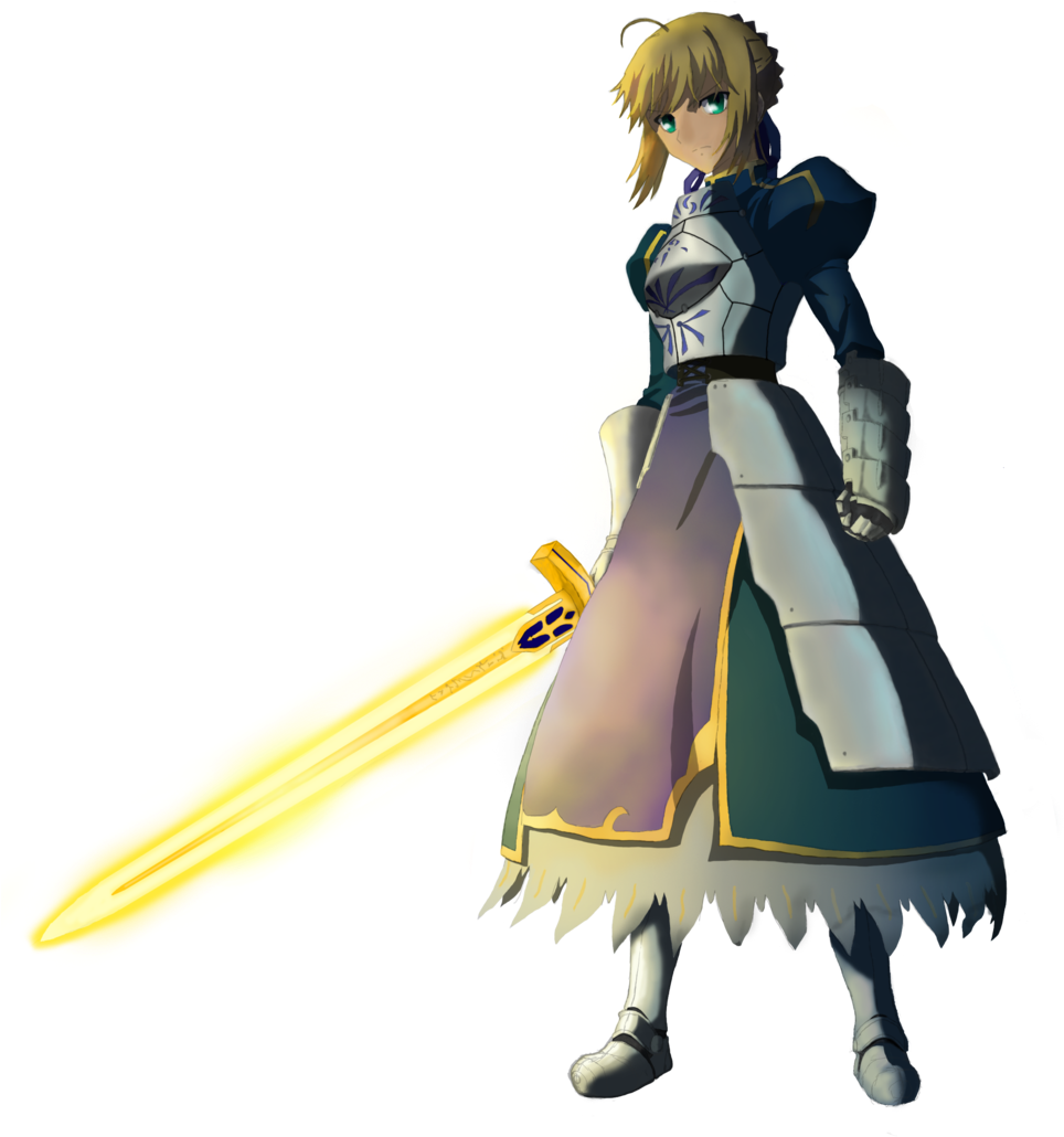 Saber Png - Fate Stay Night Saber Png Clipart (1024x1093), Png Download