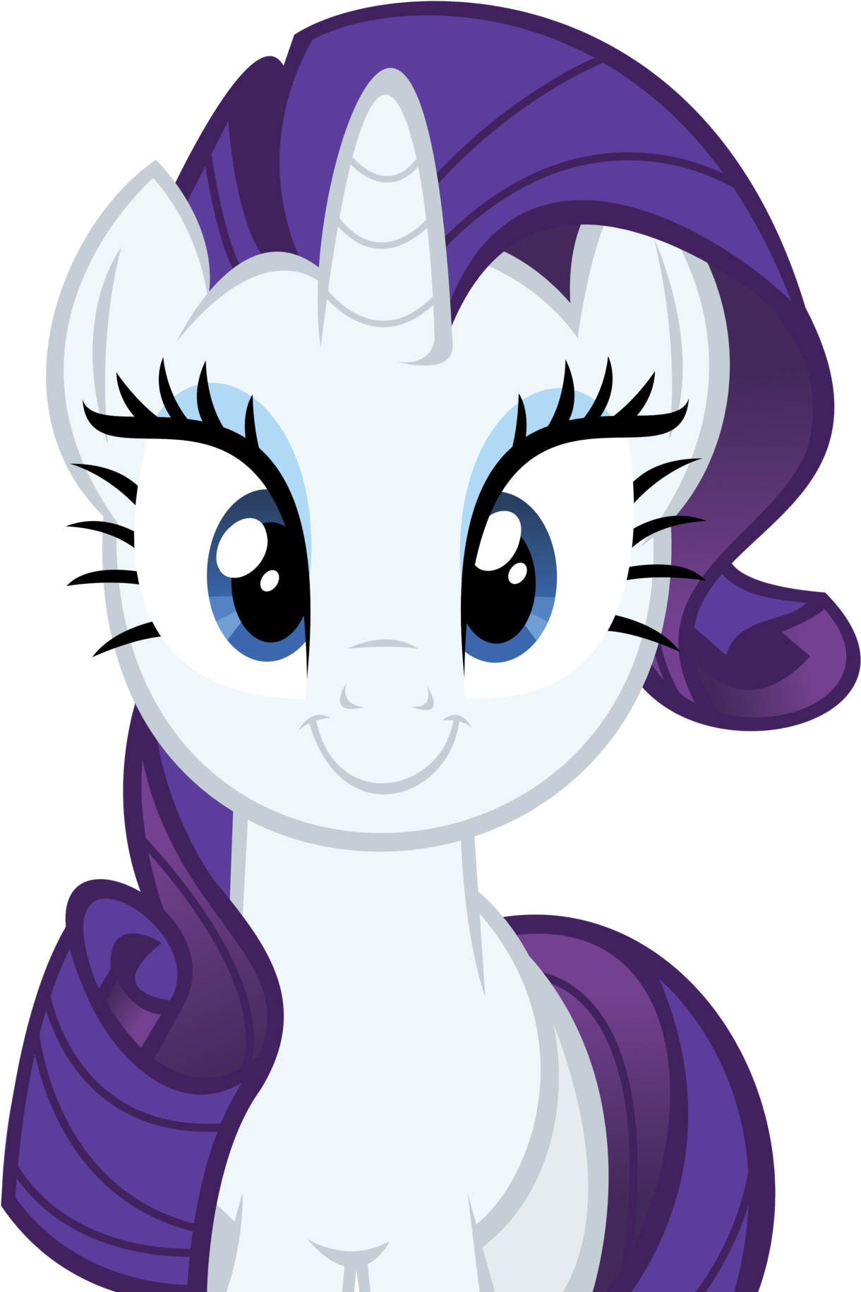 Euphoriapony, Cute, Faic, Looking At You, Rarity, Safe, - My Little Pony Rarity Face Clipart (1280x1838), Png Download