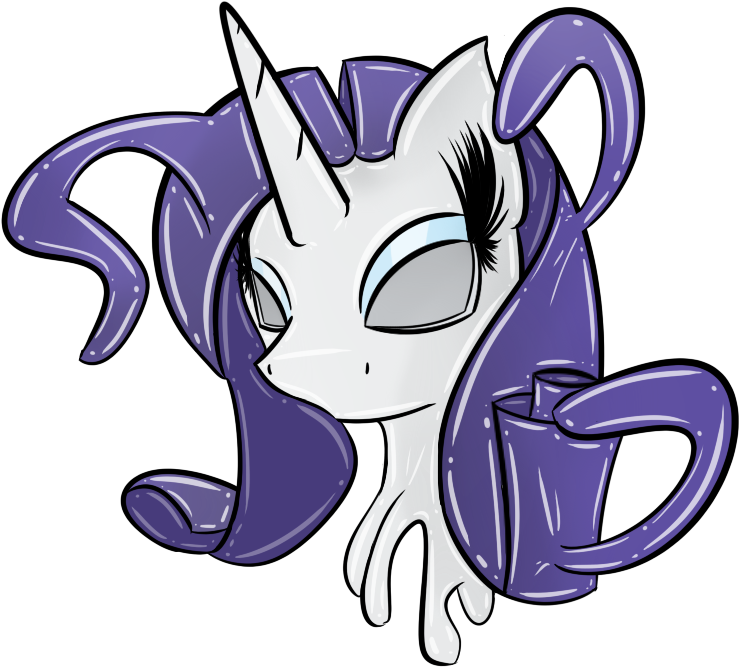 The Rarity Mask - Hentai Transformation Into Rarity Clipart (793x718), Png Download