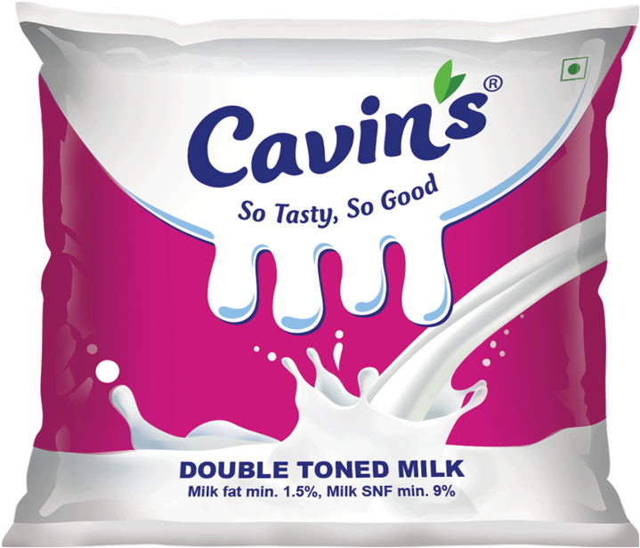 Double Toned Milk - Cavins Standard Milk Clipart (1000x1000), Png Download
