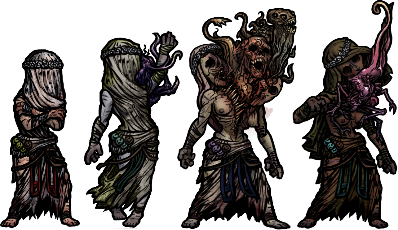 The Condena Vestal At Nexus Mods And - Darkest Dungeon Omen Seeker Clipart (1367x780), Png Download