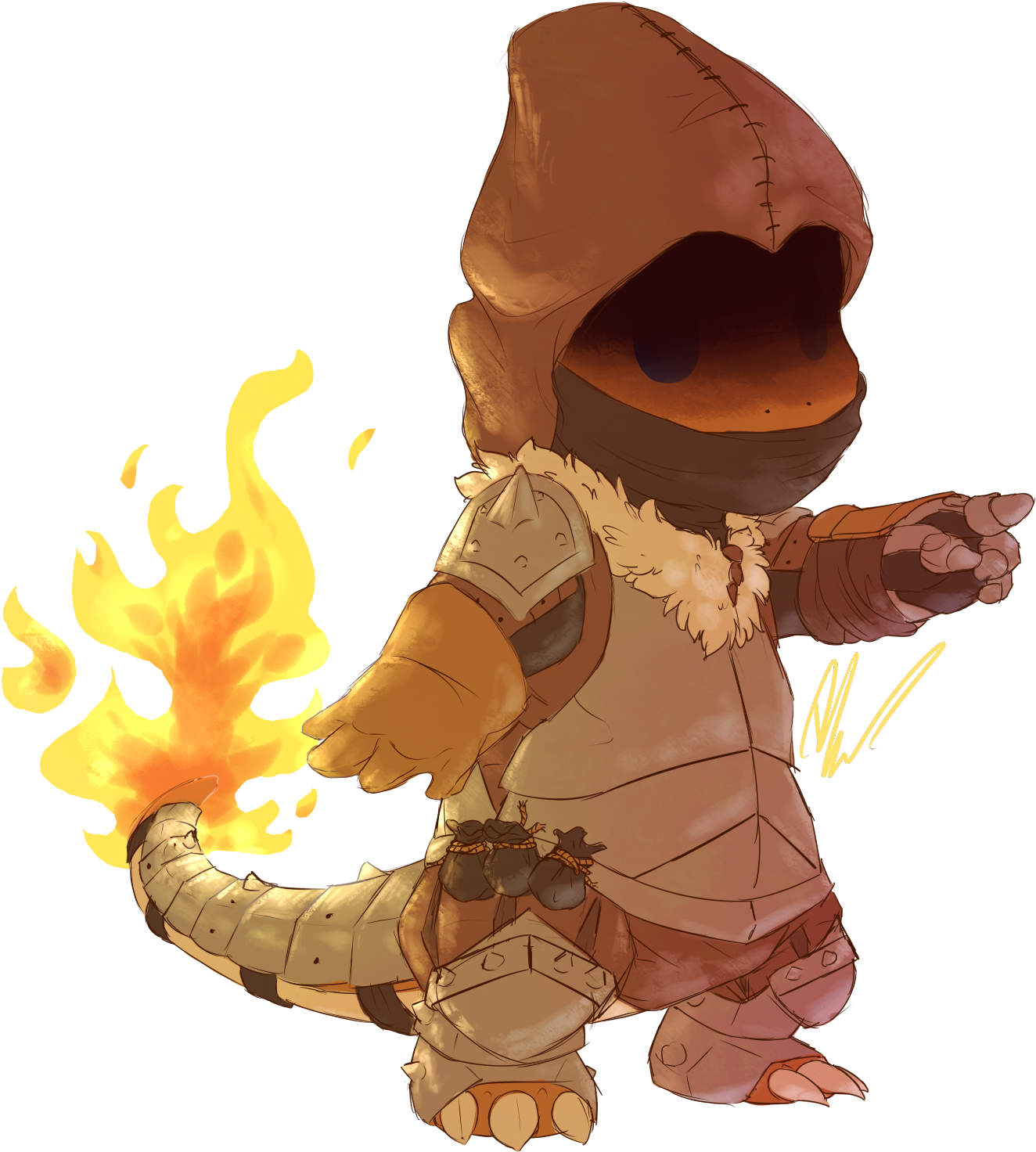 Brown Cross With Lamb In Front Clipart - Darkest Dungeon Pokemon - Png Download (1335x1484), Png Download