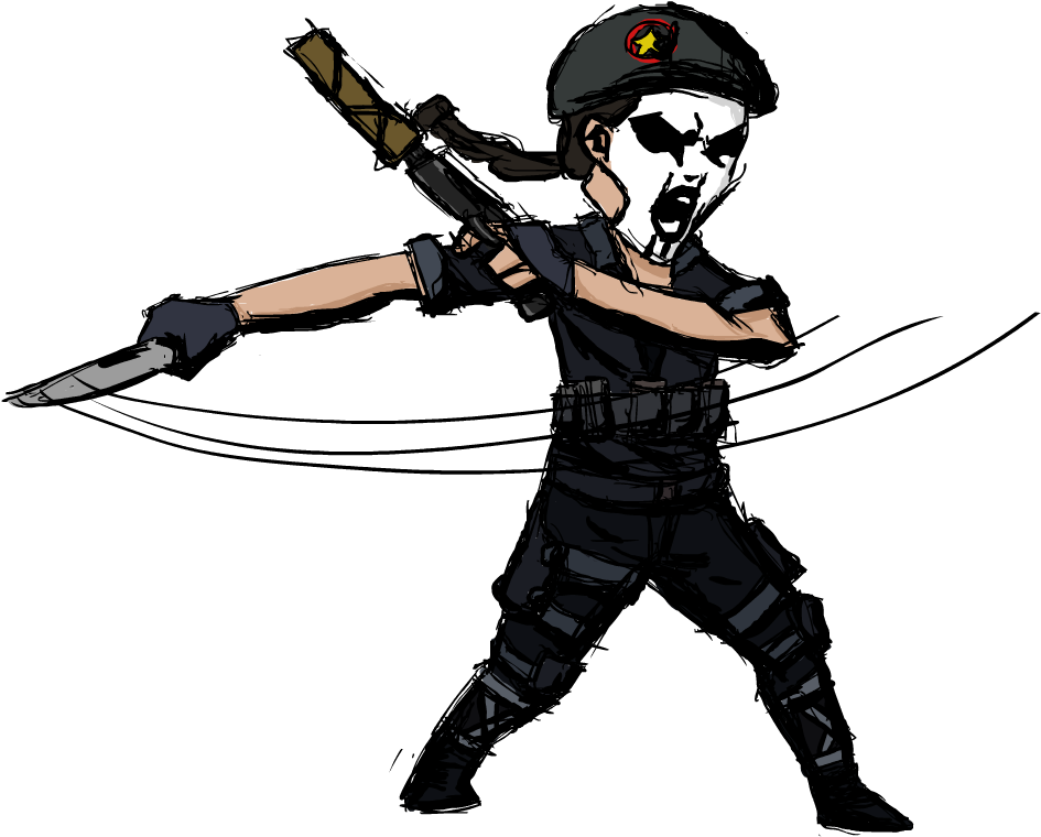 Creativecaveira " - Ranged Weapon Clipart (1000x1000), Png Download