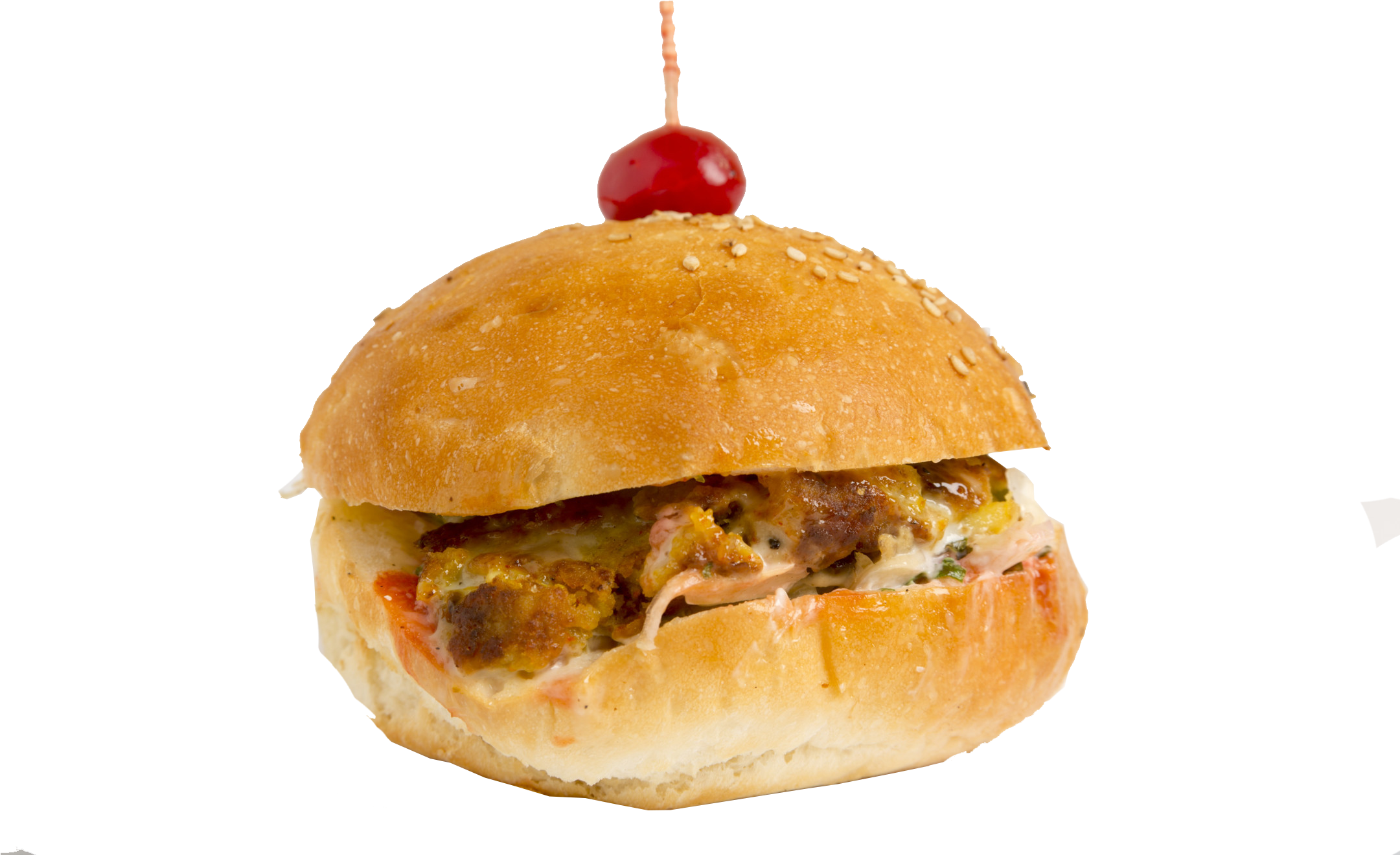 Veg Burger - Fast Food Clipart (2160x1440), Png Download
