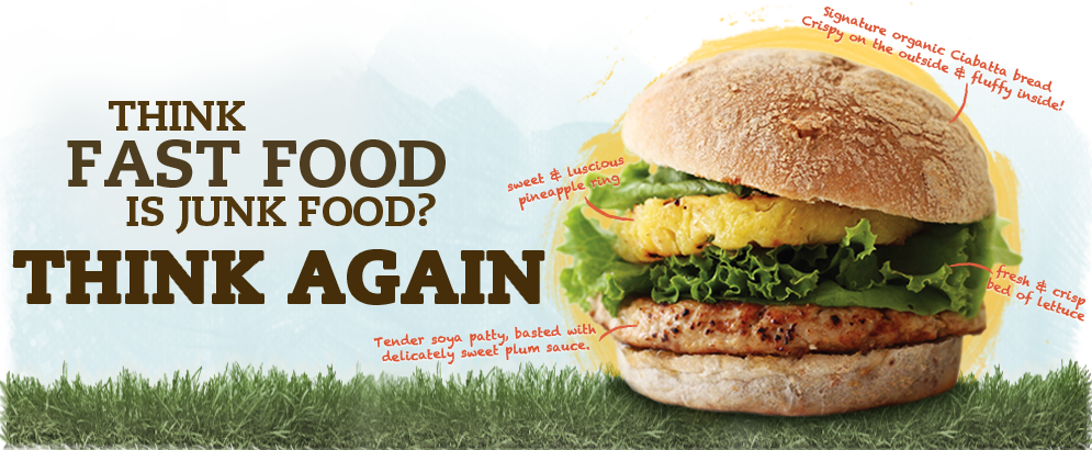 Alex Tan, 41, Founder Of Veganburg, Mentioned That, - Healthy Vegan Fast Food Clipart (995x410), Png Download