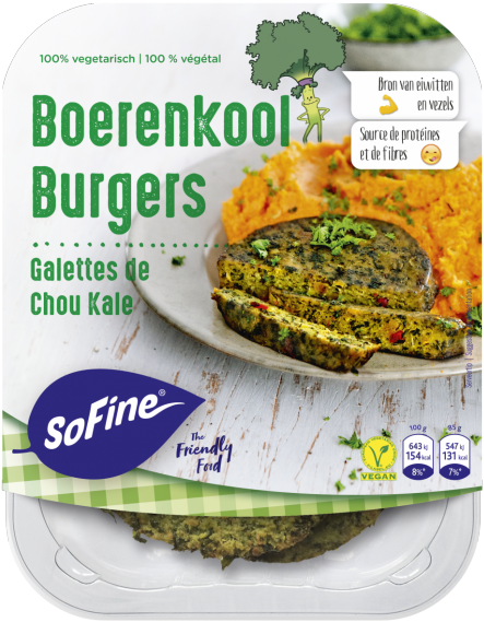 Kale Burger - Sofine Kale Burger Clipart (668x668), Png Download
