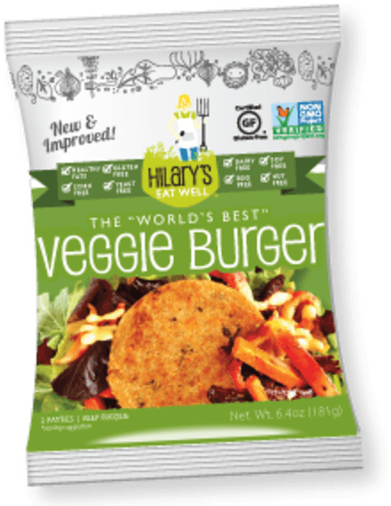 This Millet And Quinoa Based Patty Was Defined By Its - Hilary's Eat Well Hamburgers Végé Clipart (767x741), Png Download
