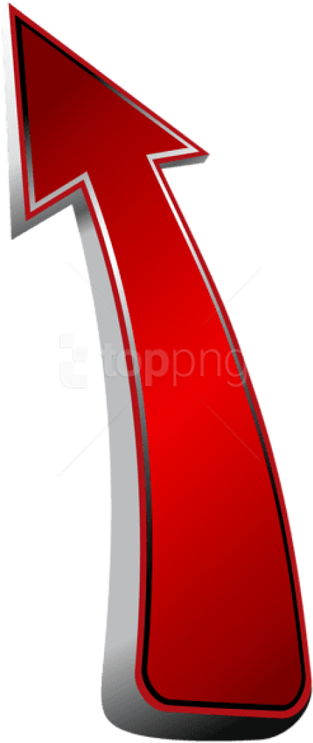 Free Png Download Red Up Arrow Transparent Clipart - Up Arrow Transparent Background (480x1091), Png Download