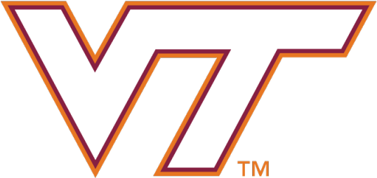 Athletics Vt Logo White With Orange-maroon Outline - Parallel Clipart (800x800), Png Download