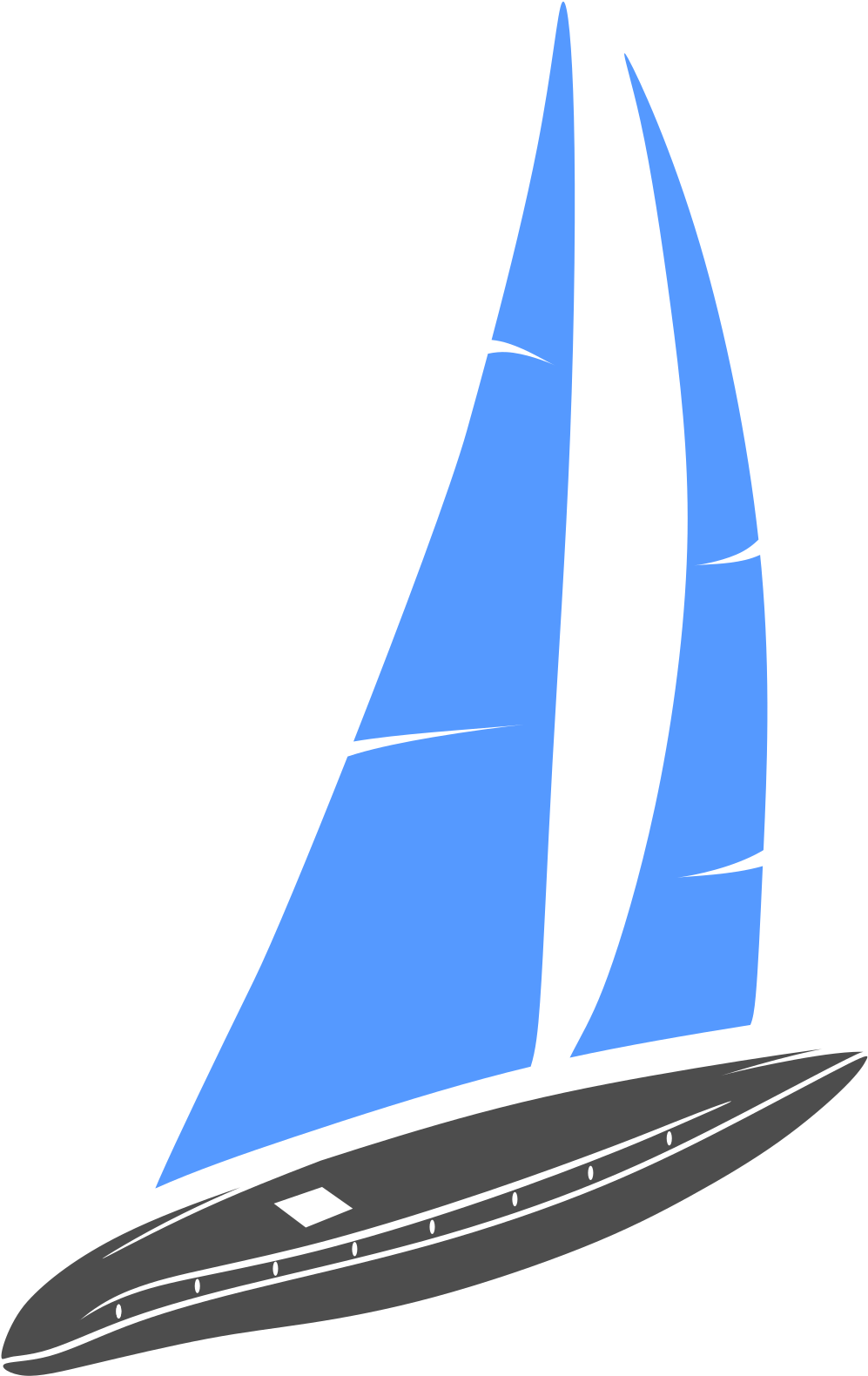 Sail Boat Vector Logo Template - Velero Logo Clipart (997x1580), Png Download