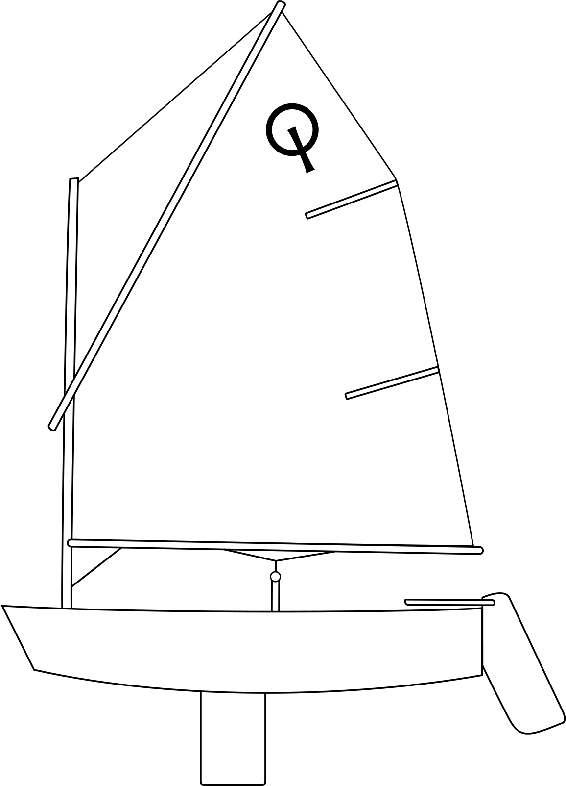 Want To See More Photos - Optimist Dinghy Clipart (1200x1657), Png Download
